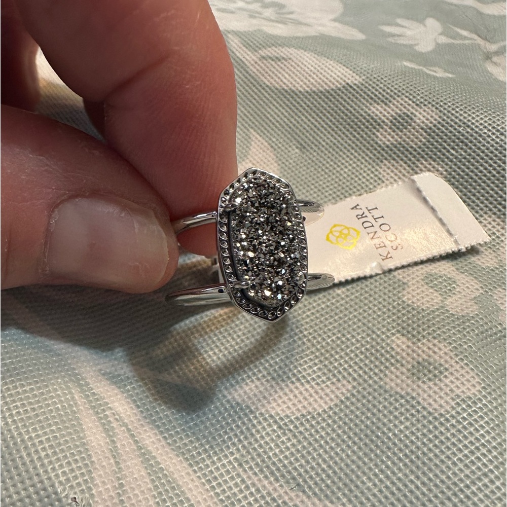 Kendra Scott Silver Statement Ring